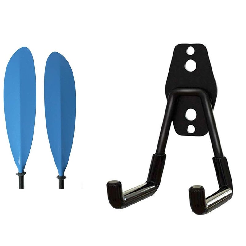 Todefrgu Kayak Oars Holds Rack, Paddle Mount Hanger, Wall Mounts for Oar Hangers, Perfect for Display & Storage, Garage, Dock or Shed, NO Paddle - 2-Pcs - Image 4
